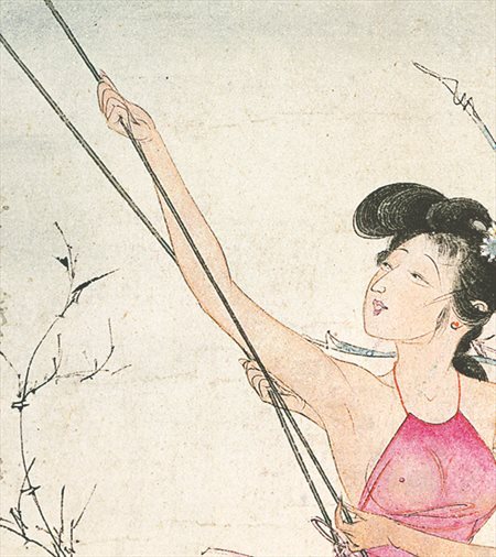 铁山港-胡也佛的仕女画和最知名的金瓶梅秘戏图